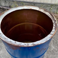 ドラム缶 焼却炉 蓋なしの画像