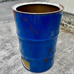 ドラム缶 焼却炉 蓋なしの画像