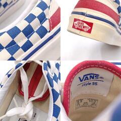 【未使用】ヴァンズ Era 95 DX エラ Anaheim Factory Ogrdstpsogblck アナハイム 26.5cm R.STRP メンズ VANSの画像