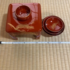正月用重箱、お屠蘇セットの画像