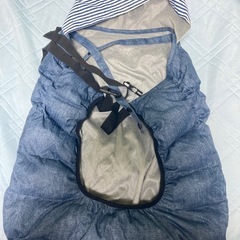 防寒　ベビーカーカバー、抱っこ用ケープの画像
