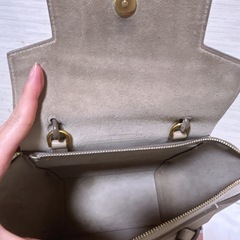 CELINE ベルトバッグ　ライトトープの画像