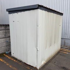 無料！札幌白石区 物置 引取限定 スーパーハウス タイヤ保管の画像