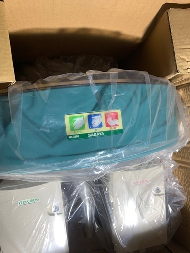 新品未使用　サラヤ　自動手指洗浄消毒器　ＷＳ‐３０００Ｆ　消費電力９Ｗ