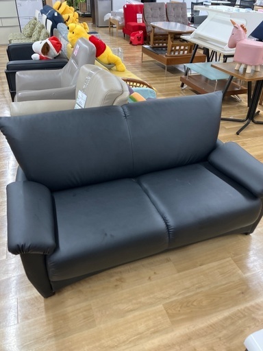 【軽トラ90分貸し出しサービス】2人掛けソファー　合皮