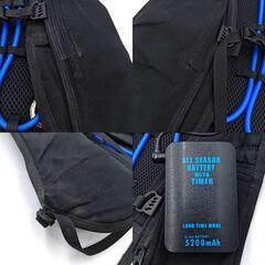山真製鋸 YAMASHIN アイスマンベストPRO 水冷ベスト バッテリー付 ブラック 空調服の画像