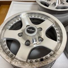 100系 ランクル 等 マッドレイカー 8j　16+45 5H150 16インチ 4本セットの画像