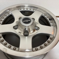 100系 ランクル 等 マッドレイカー 8j　16+45 5H150 16インチ 4本セットの画像