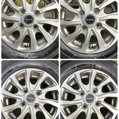 他ご成約、145R12LT🌈ライトトラックタイヤ🌈ブリヂストンW300🌈日本製スタッドレスアルミ4本セット‼️軽バン、軽トラ、その他🌈の画像