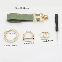 【新品】H ロゴ　キーホルダー　バッグチャーム　キーチェーン　カーアクセサリー 3点セットの画像