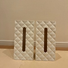 かご2段　ティッシュケース2個の画像