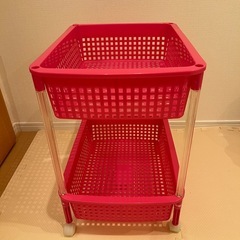かご2段　ティッシュケース2個の画像