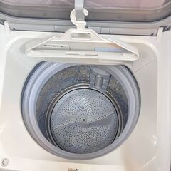 SHARP 洗濯乾燥機 8kg プラズマクラスター搭載 消臭＆除菌 温風洗浄 ハンガー乾燥＆消臭モード搭載 清潔穴なしサイクロン槽 ★買取帝国 志木店の画像