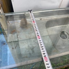 ガラス製2段ショーケース 昭和レトロ　古民具　ガラス飾り棚の画像