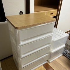 プラスチック衣装ケース(セット)の画像