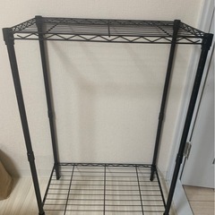 黒2段ラックの画像