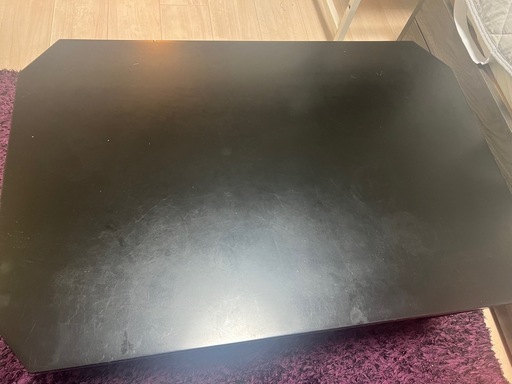 ※11月に0円で再出品いたしますニトリ　ローテーブル(黒)