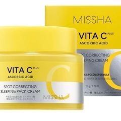 定価2200円　MISSHA(ミシャ) ビタシープラス スリーピングクリーム の画像