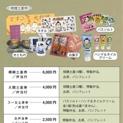 大相撲加古川場所横綱土産券／弁当付2枚の画像