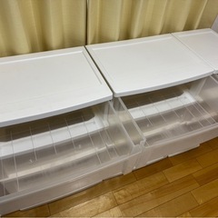 収納ケース3個セット(大2,小1)の画像