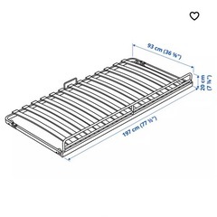 IKEA VITVALヴィトヴァル　アンダーベッド　ホワイトの画像