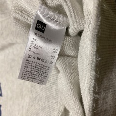 GU ガールズ　ショート丈トレーナーの画像