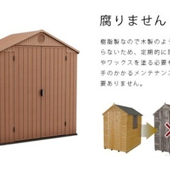 【新品】【未開封】KETER 屋外収納庫の画像