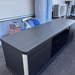 （美品）テレビボード（AVラック）AS-GD1400H／横140cmの画像