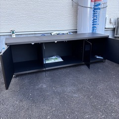 （美品）テレビボード（AVラック）AS-GD1400H／横140cmの画像