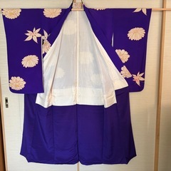 レトロ大柄着物の画像