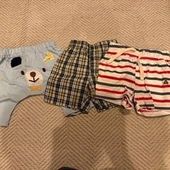ベビー服 70～80 半袖ロンパース 半ズボンの画像