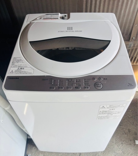 配送料込み 2019年製 5㎏ 縦型洗濯機 東芝 電気洗濯機 AW-5G6