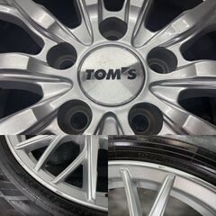 YOKOHAMA iG60 215/60R17 スタッドレス トヨタ TOM’S TH01 トムス 純正OPホイール 17インチ 7J5HPCD114.3+48 エスティマ CHR等 (STB039)の画像
