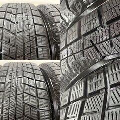 YOKOHAMA iG60 215/60R17 スタッドレス トヨタ TOM’S TH01 トムス 純正OPホイール 17インチ 7J5HPCD114.3+48 エスティマ CHR等 (STB039)の画像