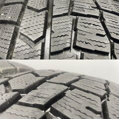 DUNLOP WINTER MAXX WM02 205/65R16 16インチ スタッドレス 4本 22年製 バリ溝 ヤリスクロス C28セレナ 10系アルファード等　(STE031)の画像