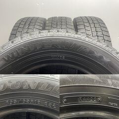 DUNLOP WINTER MAXX WM02 205/65R16 16インチ スタッドレス 4本 22年製 バリ溝 ヤリスクロス C28セレナ 10系アルファード等　(STE031)の画像