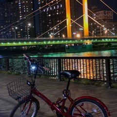 折りたたみ自転車　20インチの画像