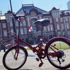 折りたたみ自転車　20インチの画像