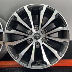 TOYOTA トヨタ 150ランクルプラド TZ-G 純正ホイール 19インチ 4本 7.5J6HPCD139.7+25 ハイエース流用可　(SHD017)の画像