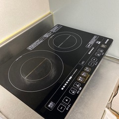 アイリスオーヤマ IH調理器 2口の画像
