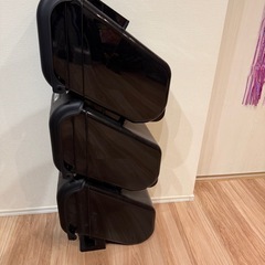 3段ゴミ箱の画像