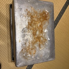 アンティーク　昭和　衣装ケース　ブリキ缶の画像