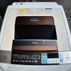 HITACHI 日立　縦型洗濯乾燥機（BW-D9SV）の画像