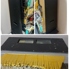 パチスロ実機 モンスターハンター月下雷鳴 コイン不要機付 データカウンター付きの画像