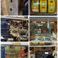 パチスロ実機 モンスターハンター月下雷鳴 コイン不要機付 データカウンター付きの画像