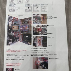 パチスロ実機 モンスターハンター月下雷鳴 コイン不要機付 データカウンター付きの画像