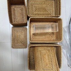 無印良品　しゅう収納カゴセットの画像