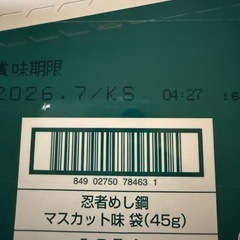 忍者めし鋼　グレープ・マスカットの画像