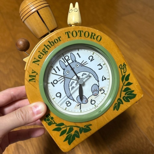 となりのトトロ置き時計ジャンク品 (みい) 気賀の生活家電