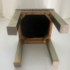 リバティ柄の踏み台 DIY品の画像